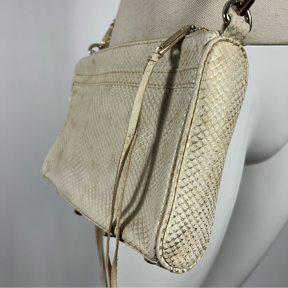 Rebecca Minkoff Cream metallic Crossbody Bag - Picture 7 of 9